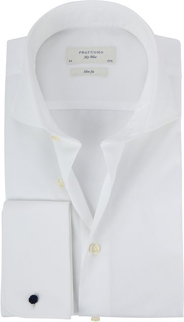 Profuomo SkyBlue Slim Fit DubbelManchet