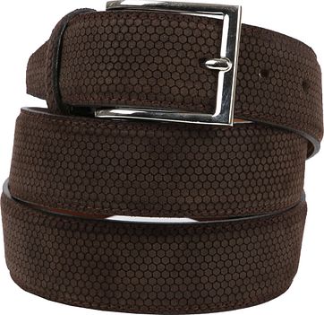 Profuomo Suede Leather Brown