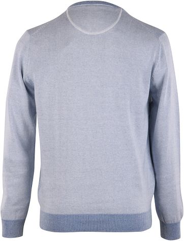 Pullover O-Hals Blau