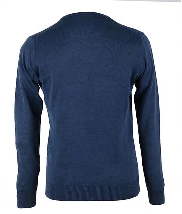 Pullover Washed Ribs Indigo