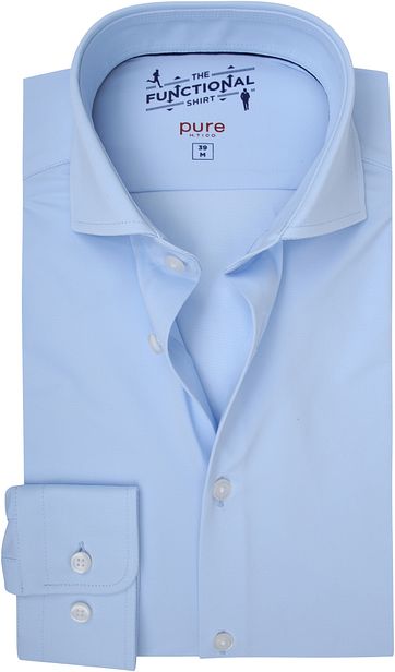 Pure H.Tico The Functional Shirt Blauw