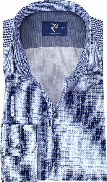 R2 Hemd Poplin Blau