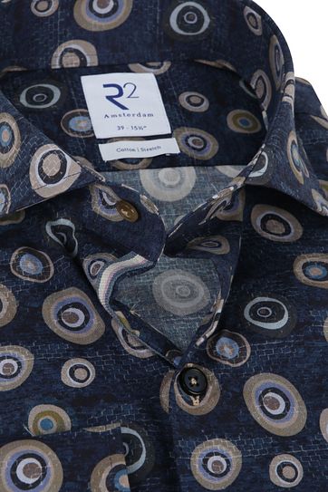 R2 Overhemd Blue Spots