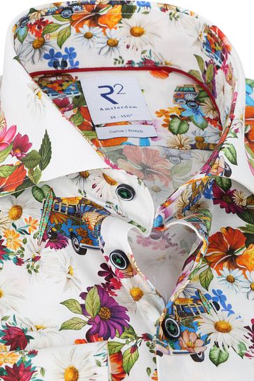 R2 Overhemd Flower Power Multicolour