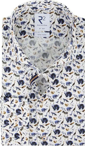 R2 Shirt Animals Print