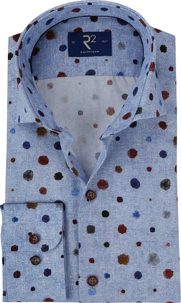 R2 Shirt Blue Dessin