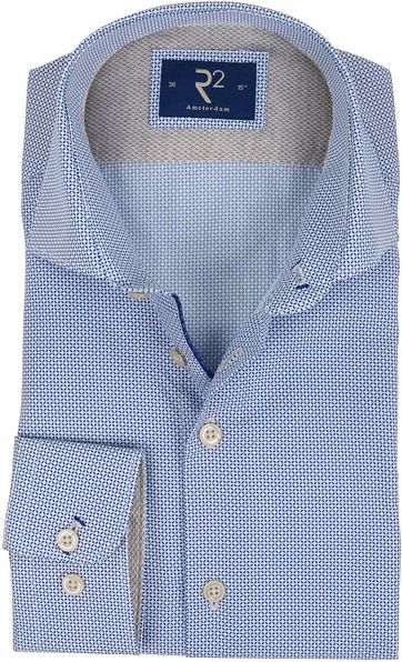 R2 Shirt Blue Pattern