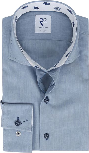 R2 Shirt Blue Plain