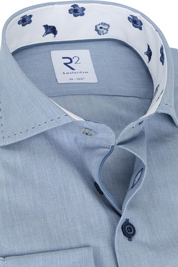 R2 Shirt Blue Plain