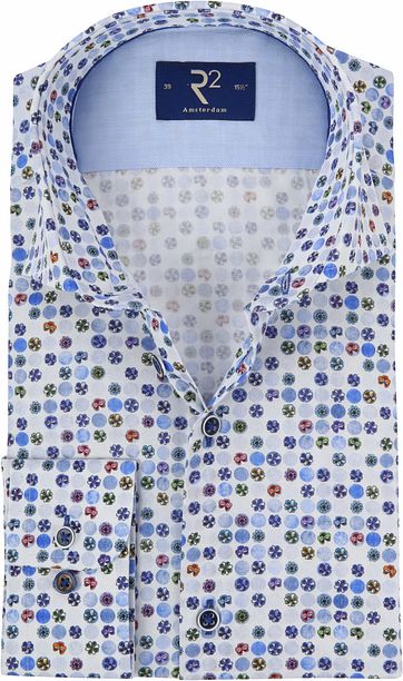 R2 Shirt Colored Flowers