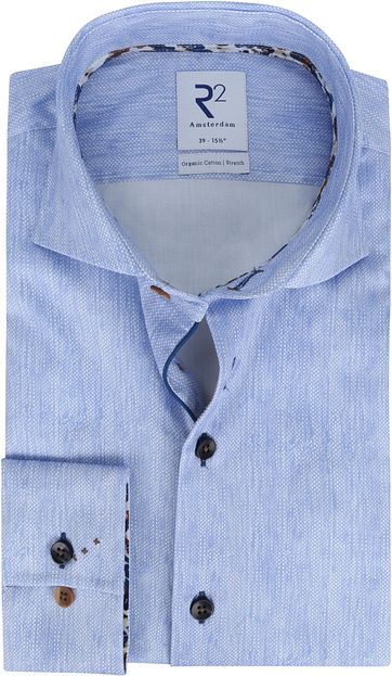 R2 Shirt Light Blue Melange