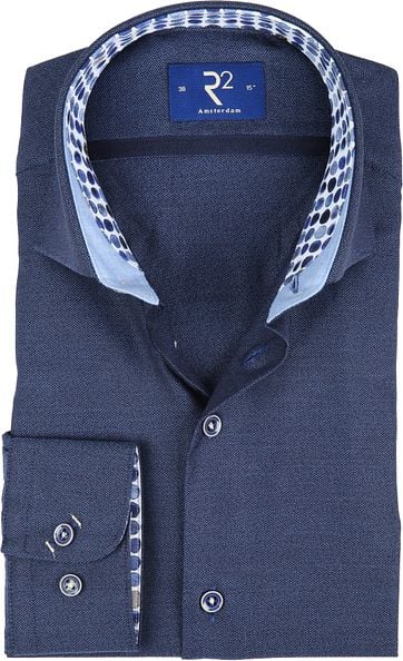 R2 Shirt Mouline Navy