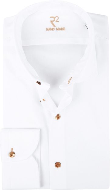 R2 Shirt Uni White Handmade