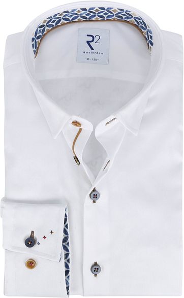 R2 Shirt White Pattern