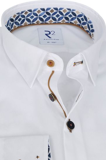 R2 Shirt White Pattern