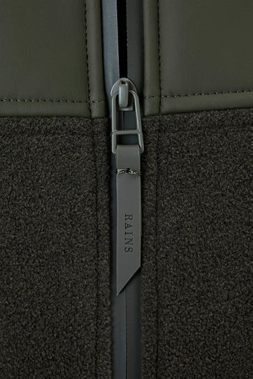 Rains Bodywarmer Fleece Dark Green