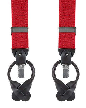 Red-Navy Suspenders