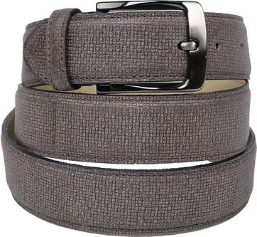 Rehab Ledergürtel Buffalo Wall Grau