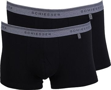 Schiesser Boxershort Black Grey 2Pack schiesser kopen in de aanbieding Schiesser Boxershort Black Grey 2Pack schiesser kopen in de aanbieding