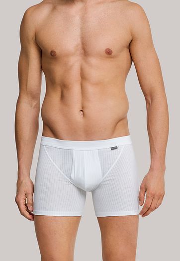 Schiesser Boxershort White Authenthic (2Pack)