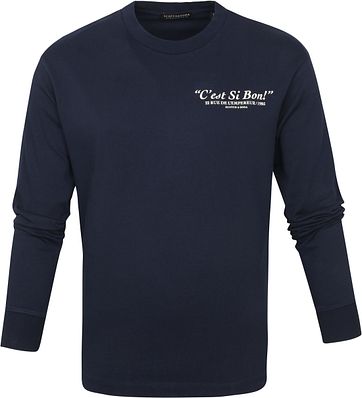 Scotch and Soda Longsleeve T Shirt Dunkelblau