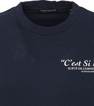 Scotch and Soda Longsleeve T Shirt Navy