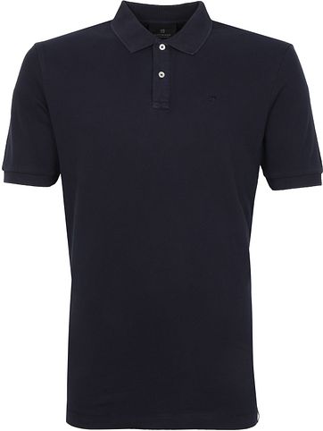 Scotch and Soda Poloshirt Garment Dye Dunkelblau