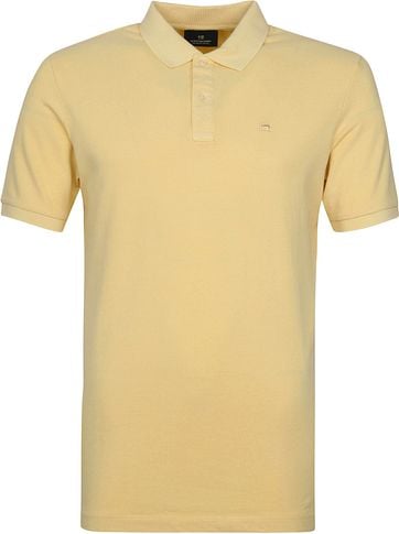 Scotch and Soda Poloshirt Garment Dye Gelb
