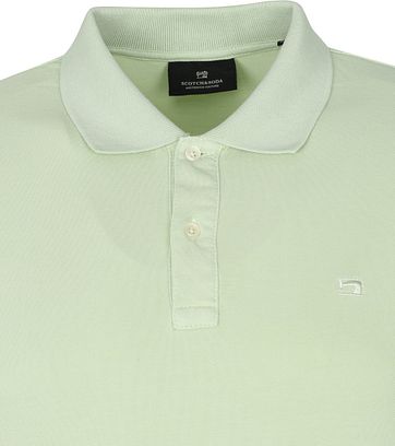 Scotch and Soda Poloshirt Garment Dye Hellgrun
