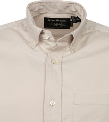 Scotch and Soda Shirt Beige Solid