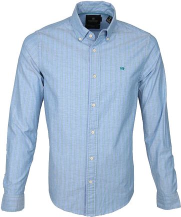 Scotch and Soda Shirt Stripes Blue