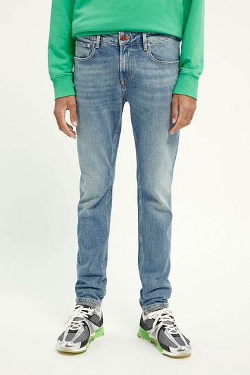 Scotch and Soda Skim Jeans Born Again Blau