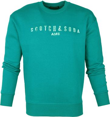 scotch and soda green sweater