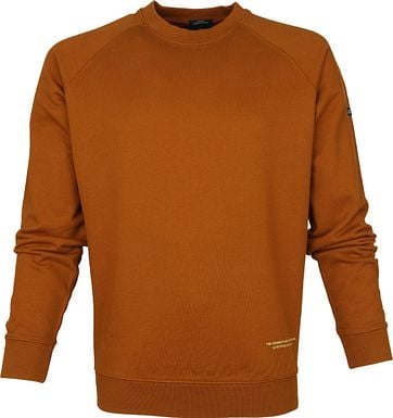 scotch and soda orange sweater