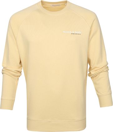 Scotch and Soda Sweater Logo Geel