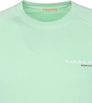 Scotch and Soda Sweater Logo Groen