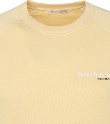 Scotch and Soda Sweater Logo Yellow