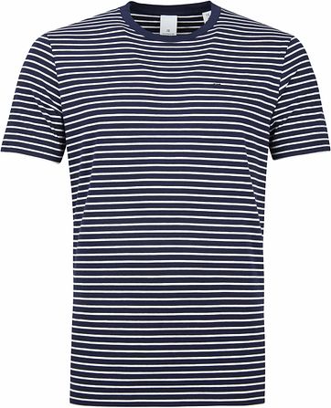 Scotch and Soda T-shirt Dunkelblau Streifen