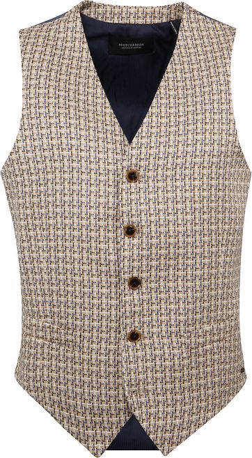 Scotch and Soda Tollegno Weste Beige