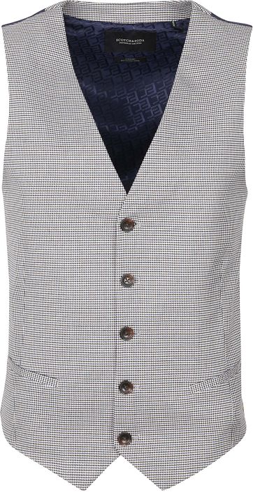 Scotch and Soda Yarn Dye Gilet Bruin