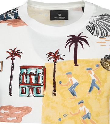 Scotch & Soda T Shirt Beach Multicolour