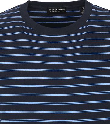 Scotch & Soda T Shirt Stripe Navy