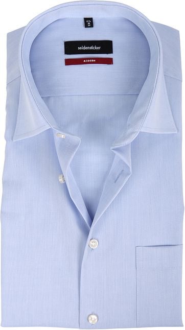Seidensticker Bügelfrei Hellblau Modern-Fit SS