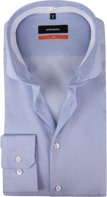 Seidensticker Bügelfrei Hellblau Slim-Fit
