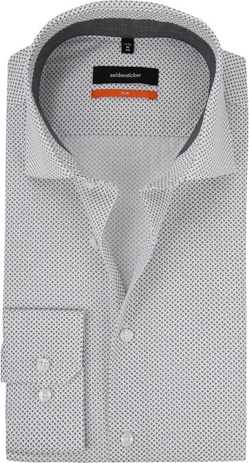 Seidensticker Grey Shirt Dessin