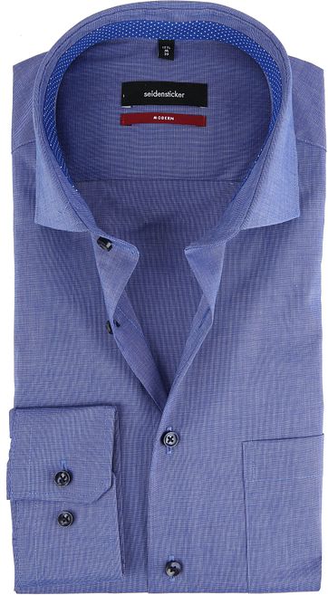 Seidensticker Hemd Blau
