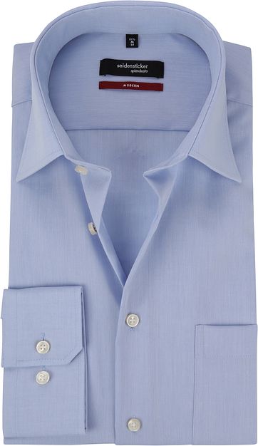 Seidensticker Hemd Bügelfrei Modern Light Blue