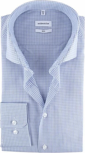 Seidensticker Hemd Diamants Blau