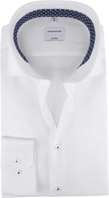 Seidensticker Hemd Shaped Fit Weiss 01 Online Kaufen Suitable