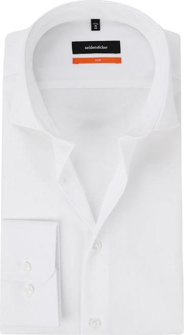 Seidensticker Hemd Slim-Fit Weiß